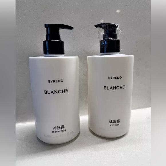 Byredo BLANCHE Body Wash & Lotion Bundle Jumbo set. 450ml each. New! - Picture 1 of 8